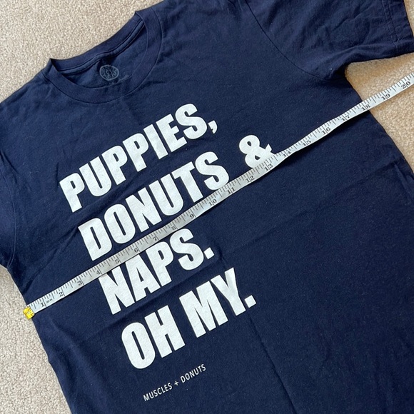 Muscles and donuts ‘puppies, donuts & naps oh my’ graphic t shirt - Picture 3 of 6